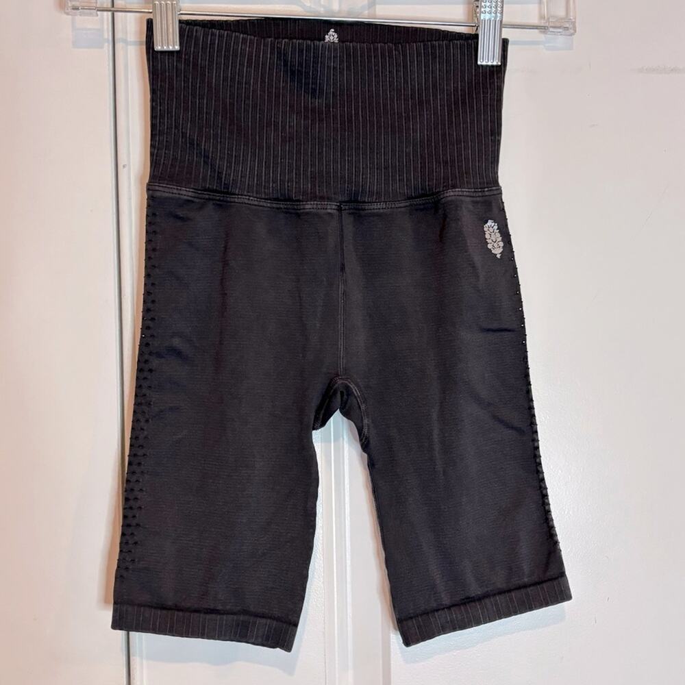 FP Movement Good Karma Washed Black Bike Shorts XS/S